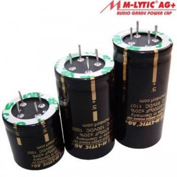 Mundorf MLytic AG+. Electrolytic capacitor.