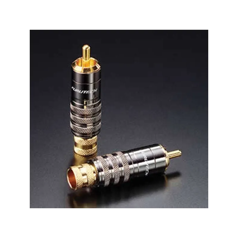 その他 FURUTECH FP-104(G) RCA plug 4pcs FURUTECH FP-104 FP-104G RCA Male Plug Connector 24K