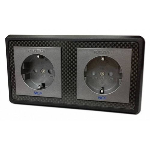 Furutech FT-SWS-D-NCF(R). Double Recessed Power connector.