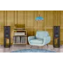 Wharfedale Linton Heritage con soportes. Altavoz de Suelo de gama alta.