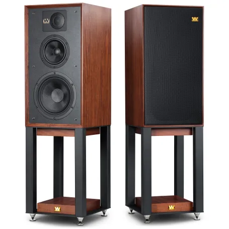 Wharfedale Linton Heritage con soportes. Altavoz de Suelo de gama alta.