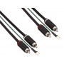 Furutech AG-12-R4. Turntable phono cable 1,2 Metros from double RCA to double RCA.