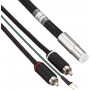 Furutech AG-12. Turntable phono cable 1,2 Metres from DIN straight connector to double RCA.