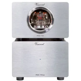 VINCENT AUDIO PHO-701. MM/MC tube phono preamplifier with separate power supply