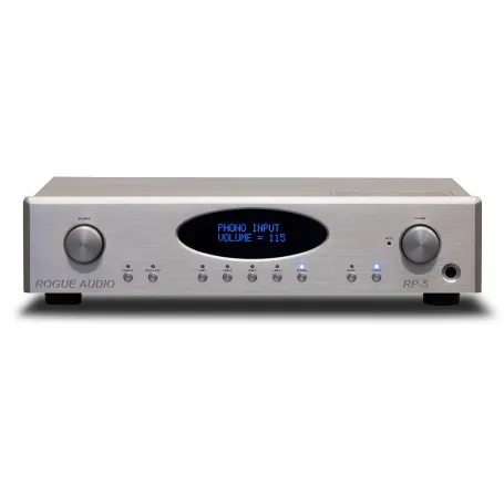 ROGUE AUDIO RP-5 V2. High-end preamplifier. Silver