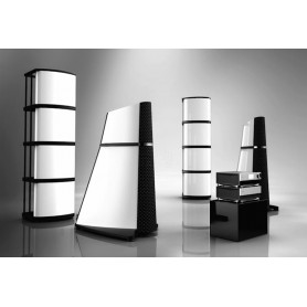 VERITY AUDIO Monsalvat. Absolute reference 3-way column type loudspeakers with passive external subwoofers.