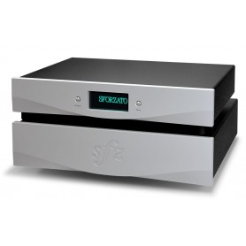SFORZATO DSP-05EX. Reproductor de música en red/DAC USB dos componentes: un transporte y un DAC. Plata.