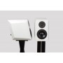 Verus Canor bookshelf speaker, compact 2-way monitor. White.