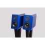 Verus Canor bookshelf speaker, compact 2-way monitor. Blue.