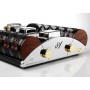 EAR Yoshino V12
Integrated tube amplifier. 2 x 50 W
OUTPUT VALVES: 6 X EL84 (EACH CHANNEL)