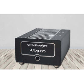 GRANDINOTE Araldo

Stereo power amplifier. 2 x 37 W at 8 Ω class A.