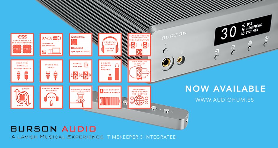 Burson Audio Timekeeper 3i Ya disponible en Audiohum - Comprar