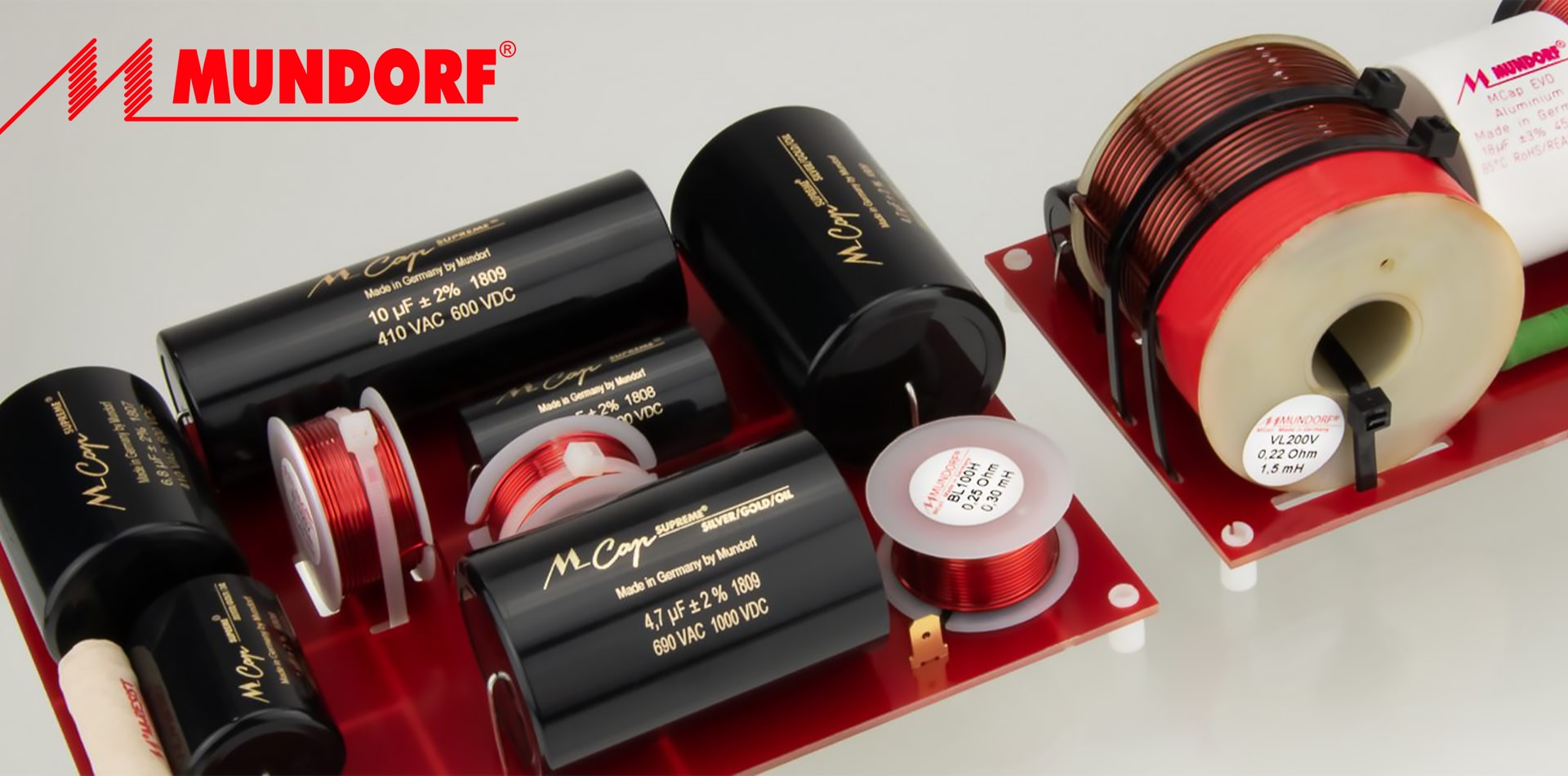 Mundorf. German-made electronic components