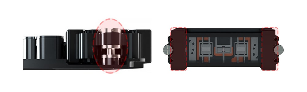 Separación mediante polaridad magnética y fundas de silicona flexibles Astell&Kern SP2000T Audiohum