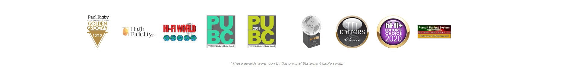 Tellurium Q Statement Awards