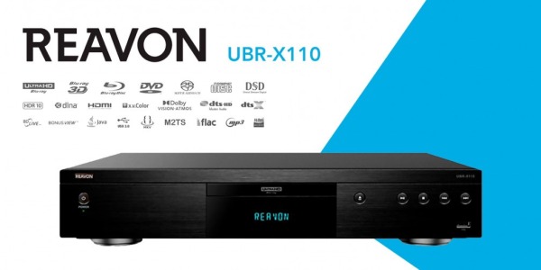 Nuevo reproductor Blu-ray UBR-X110 con Dolby Vision y resolución 4K