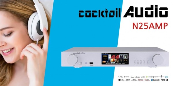 Coktail Audio N25AMP. Todo en uno, Amplificador integrado y streamer.