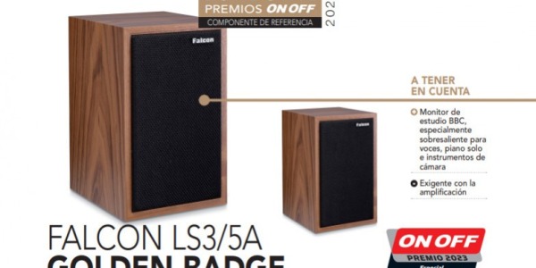 FALCON Ls3/5A Golden Badge Premio especial Componentes de Referencia by On off
