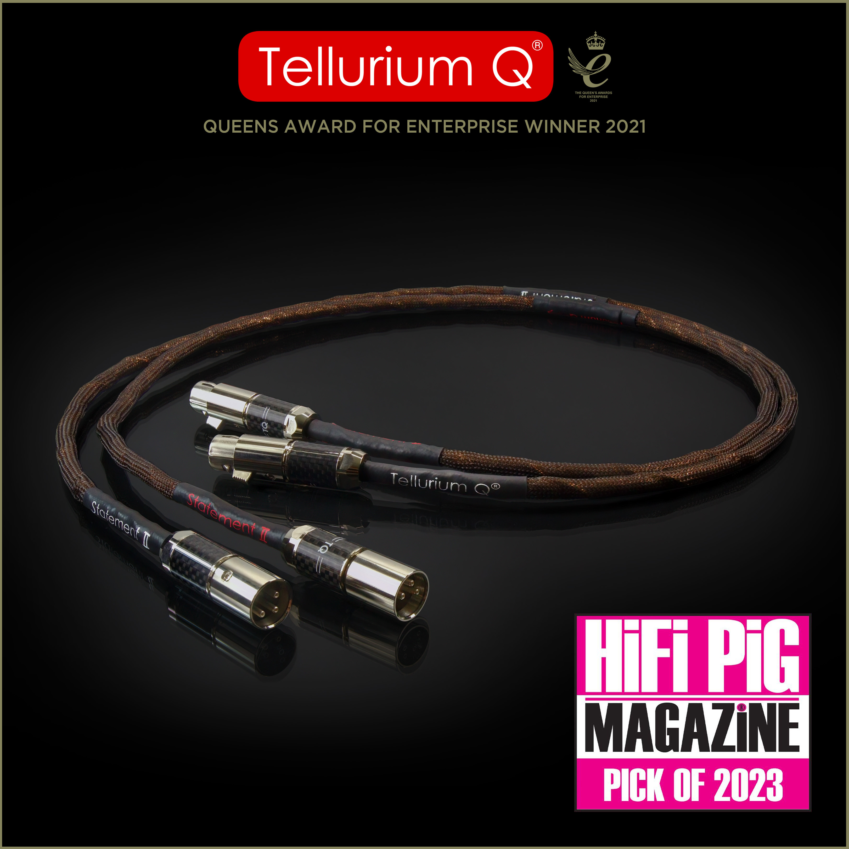 El cable Statement II XLR de Tellurium Q Gana