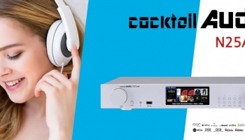 Coktail Audio N25AMP. All in one, integrated amplifier and streamer.