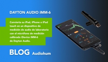 Dayton Audio iMM-6. Convierta su smartphone en un micrófono de medición de audio